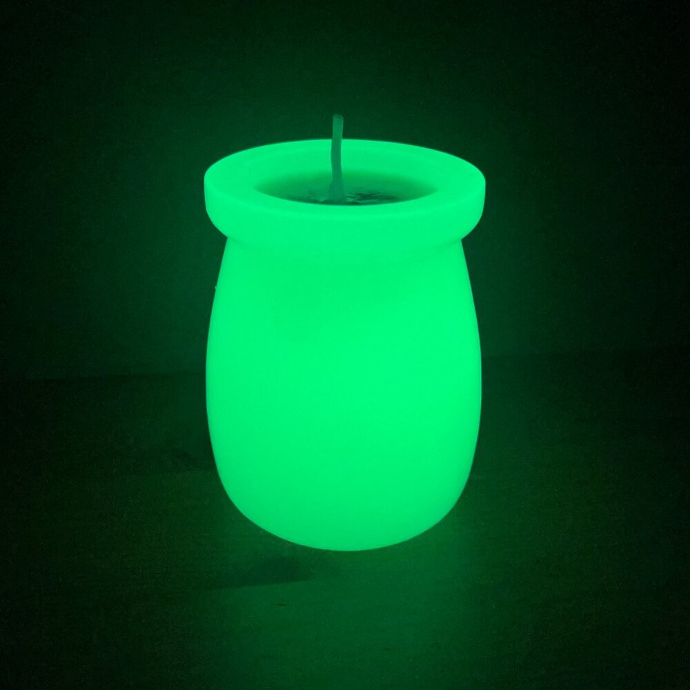 Candle, Glow in Dark, Soywax, 100% Natural, Handmade, Eco-friendly